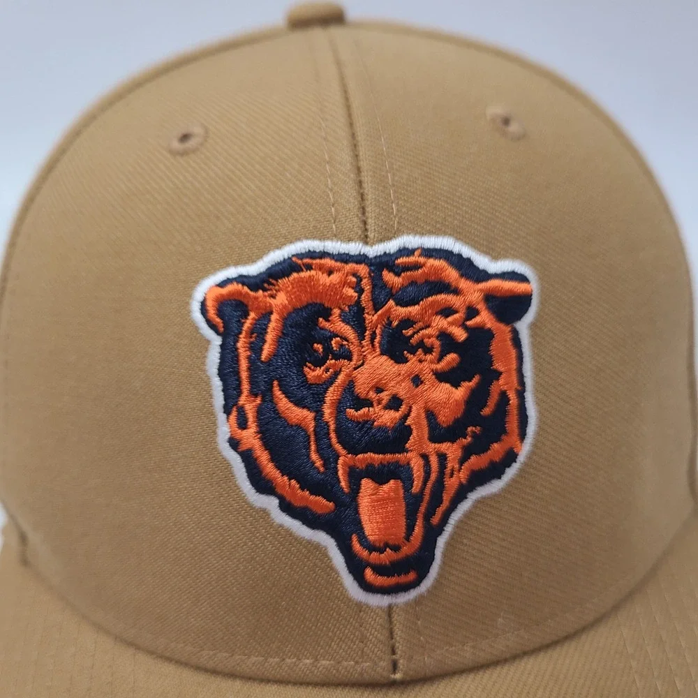 Chicago Bears Hat Adjustable 47 Brand MVP Brown NFL Super Bowl XX Patch Logo Men